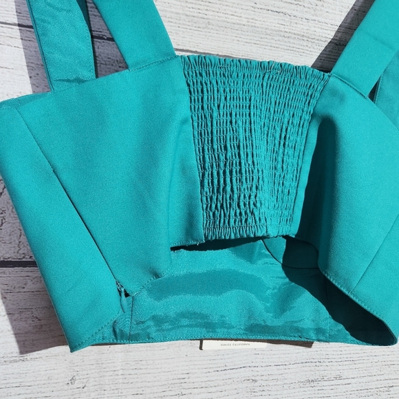 Show Me Your Mumu Women's Turquoise Crop Top Size S. NWT - Picture 6 of 7
